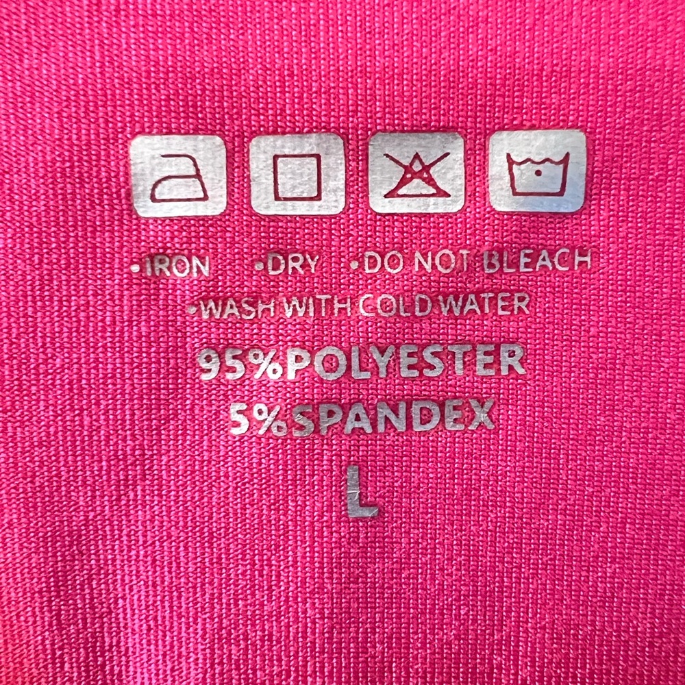 Women's Bright Pink Rash Guard - Picture 4 of 4